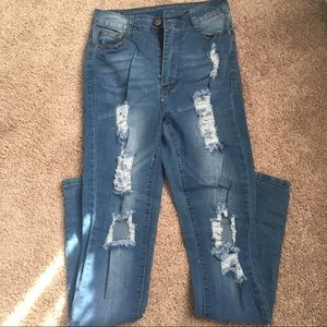 High Waist Fashion Nova Jeans